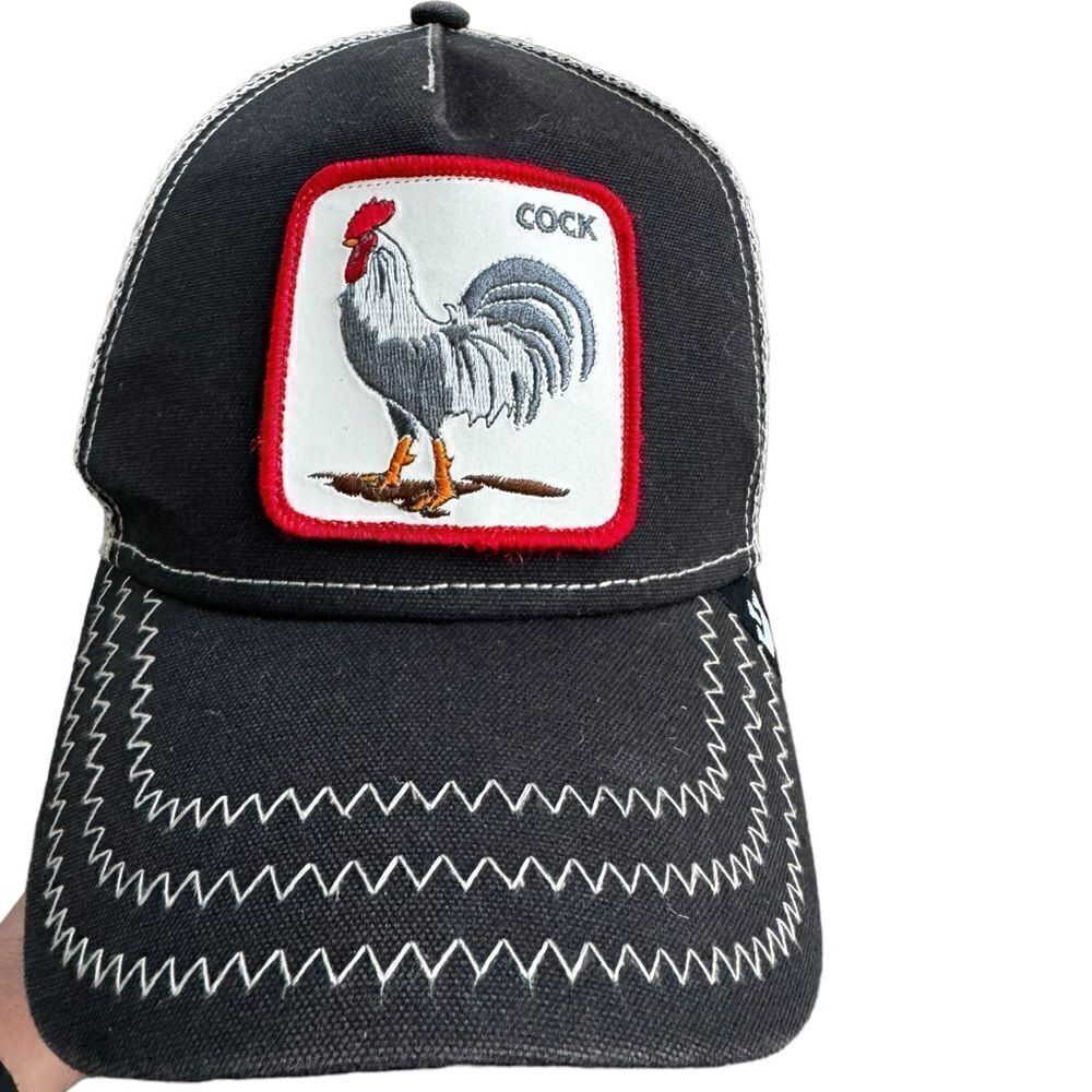 Goorin Bros Rooster Trucker Snapback Hat - Black